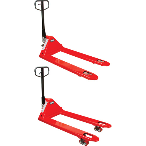 Manual Pallet Truck, Steel, 48" L x 27" W, 5500 lbs. Capacity Oxymax Inc