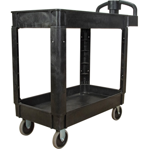 Chariot utilitaire, 2 tiers, 17-1/8" x 33-1/2" x 37-5/8", Capacit&eacute; 550 lb Oxymax Inc