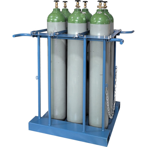 6-Cylinder Forklift Cylinder Storage Caddy Oxymax Inc