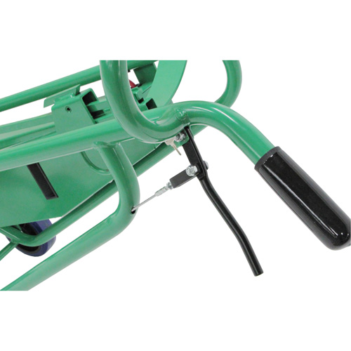 Powered Drum Hand Truck with Pneumatic Wheels Oxymax Inc