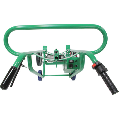 Powered Drum Hand Truck with Pneumatic Wheels Oxymax Inc