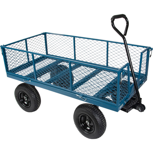 Wagon with Drop Sides, 24" W x 48" L, 800 lbs. Capacity Oxymax Inc