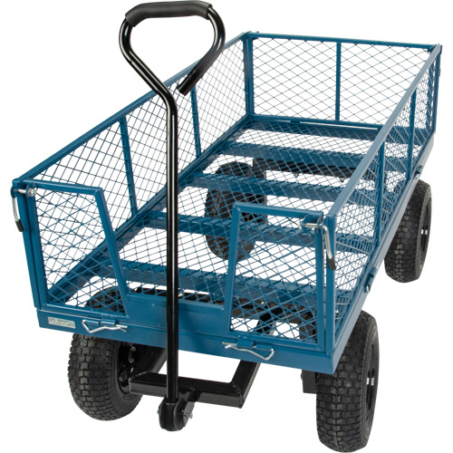 Wagon with Drop Sides, 24" W x 48" L, 800 lbs. Capacity Oxymax Inc