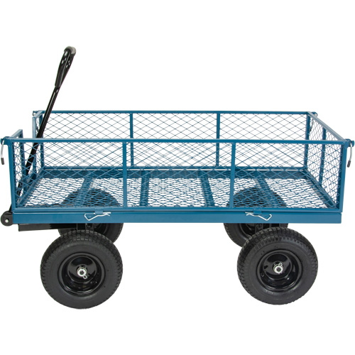 Wagon with Drop Sides, 24" W x 48" L, 800 lbs. Capacity Oxymax Inc