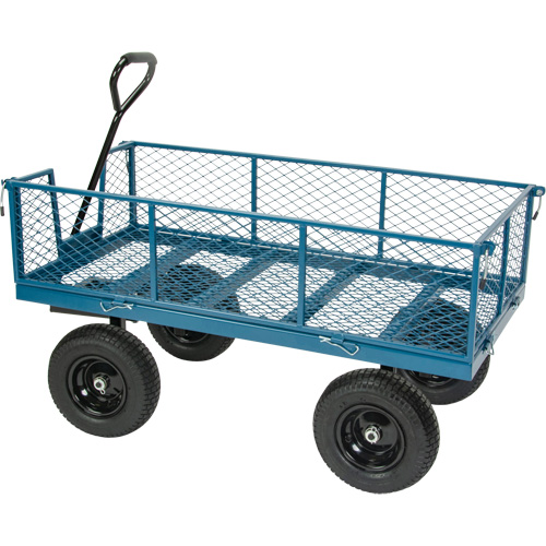 Wagon with Drop Sides, 24" W x 48" L, 800 lbs. Capacity Oxymax Inc