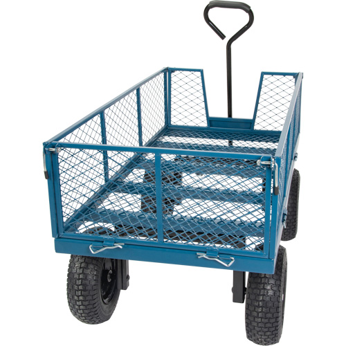 Wagon with Drop Sides, 24" W x 48" L, 800 lbs. Capacity Oxymax Inc