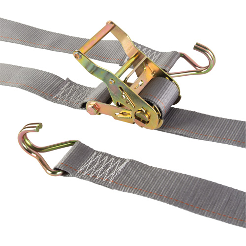 Heavy-Duty Utility Strap, J-Hook, 2" W x 16' L, 500 lbs. (227 kg) WLL Oxymax Inc