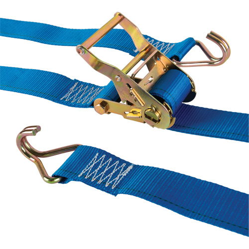 Heavy-Duty Utility Strap, J-Hook, 2" W x 20' L, 500 lbs. (227 kg) WLL Oxymax Inc