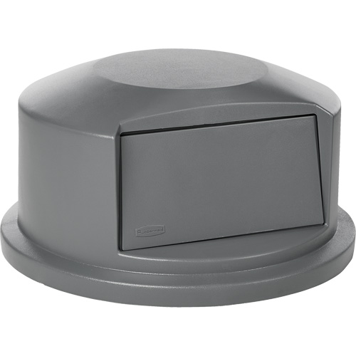 Couvercles ronds Brute, Couvercle bomb&eacute;, Plastique/Poly&eacute;thyl&egrave;ne, Convient aux contenants 24" dia. Oxymax Inc