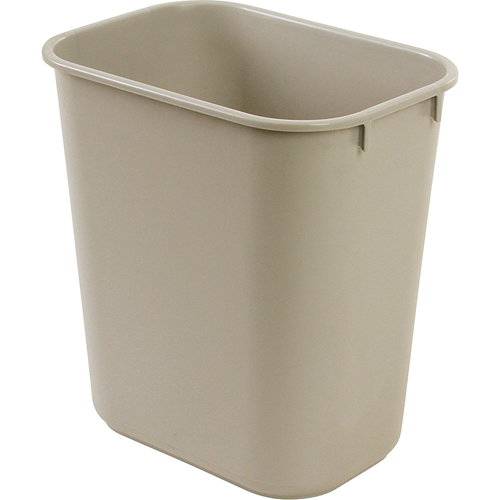 Corbeille &agrave; papier en plastique, 28 pintes, Plastique Oxymax Inc