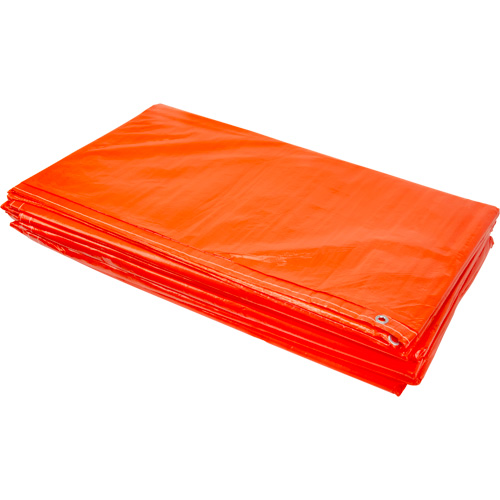 B&acirc;ches isol&eacute;es, Poly&eacute;thyl&egrave;ne, Orange, 20' x 12' x 8 mils Oxymax Inc