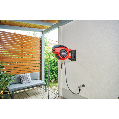 D&eacute;vidoir de tuyau d'arrosage sans fil, 100' Oxymax Inc