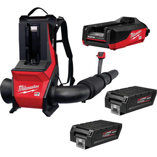 MX FUEL Backpack Blower Kit, 190 MPH Output, Battery Powered Oxymax Inc