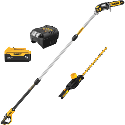 MAX Cordless Lithium-Ion Pole Saw & Pole Hedge Trimmer Combo Kit Oxymax Inc