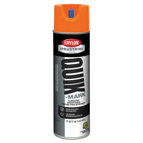 Industrial Quik-Mark Solvent-Based Inverted Marking Paint, 17 oz., Aerosol Can Oxymax Inc