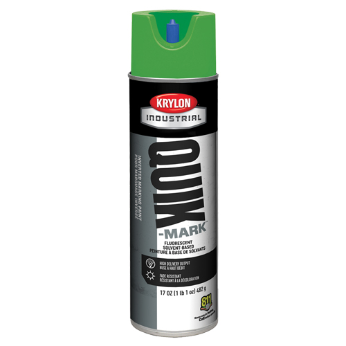 Industrial Quik-Mark Solvent-Based Inverted Marking Paint, 17 oz., Aerosol Can Oxymax Inc