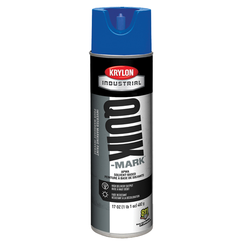 Industrial Quik-Mark Solvent-Based Inverted Marking Paint, 17 oz., Aerosol Can Oxymax Inc