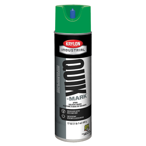 Industrial Quik-Mark Solvent-Based Inverted Marking Paint, 17 oz., Aerosol Can Oxymax Inc