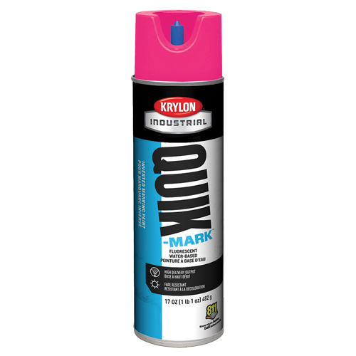 Industrial Quik-Mark Water-Based Inverted Marking Paint, 17 oz., Aerosol Can Oxymax Inc