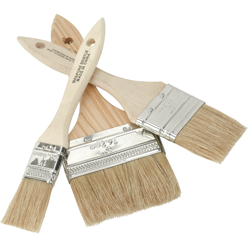 Chip Paint Brush, White China, Wood Handle, 1" Width Oxymax Inc