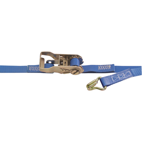 Heavy-Duty Utility Straps, J-Hook, 1" W x 1.33' L, 835 lbs. (379 kg) Working Load Limit Oxymax Inc
