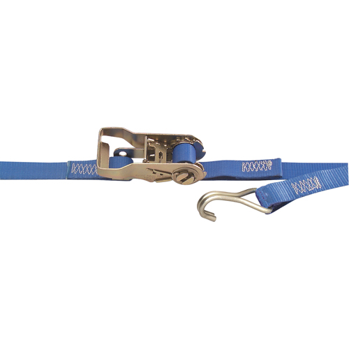 Heavy-Duty Utility Straps, Wire Hook, 1" W x 13' L, 167 lbs. (76 kg) Working Load Limit Oxymax Inc