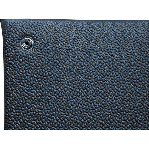 Tapis Comfort-King antistatique, 6' la x 60' lo x 3/8" &eacute;p, Rugueux, Bleu Oxymax Inc