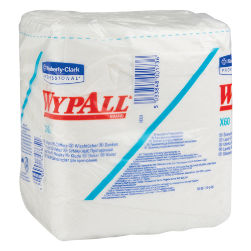 Serviette &agrave; mains X60, Tout usage, 12-1/2" lo x 12" la Oxymax Inc