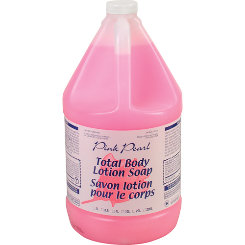 Pink Pearl Total Body Lotion Soap, Liquid, 4 L, Scented Oxymax Inc