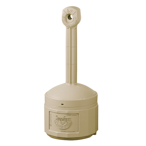 Cendriers Smoker's Cease-Fire, Sur pied, Plastique, Capacit&eacute; 4 gal. US, Hauteur 38-1/2" Oxymax Inc