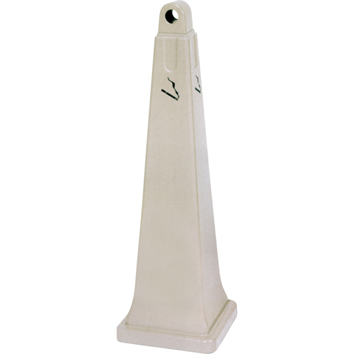 Groundskeeper Cigarette Waste Collectors, Free-Standing, Plastic, 1 US gal. Capacity, 39-3/4" Height Oxymax Inc