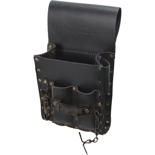 Tool Belt Pouch, Multiple Tool Holder, Leather, 5 Pockets Oxymax Inc