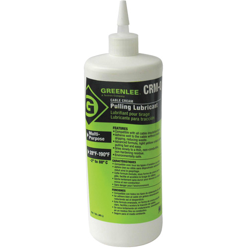 Cable Cream Pulling Lubricant, Squeeze Bottle Oxymax Inc