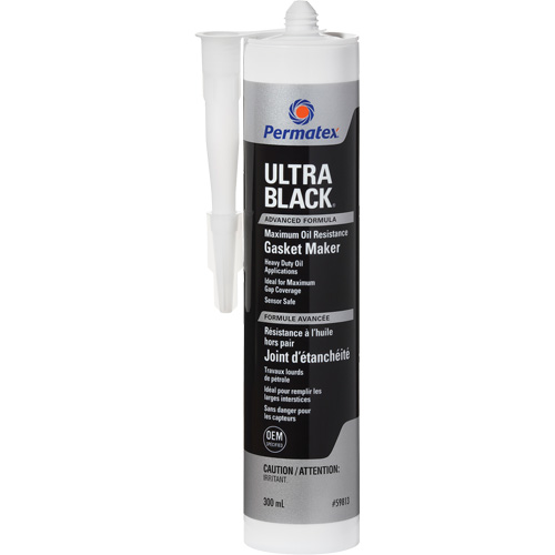 Ultra Black&reg; Gasket Maker, Cartridge, Black Oxymax Inc