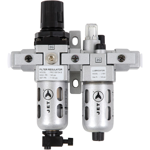 Filtre &agrave; air miniature en deux parties, r&eacute;gulateur et lubrificateur AFRLCM14, 1/4" NPT Oxymax Inc