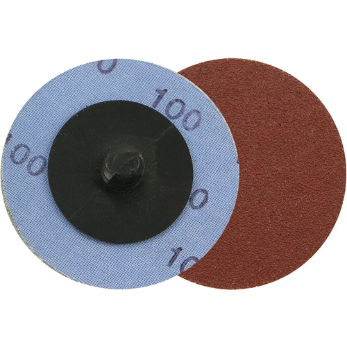 Cloth Back Sanding Disc, 2" Dia., A180 Grit, Aluminum Oxide Oxymax Inc