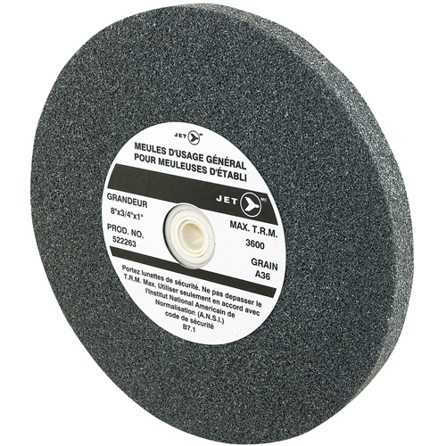 Bench Grinding Wheel, 8" x 3/4", 1" Arbor Oxymax Inc
