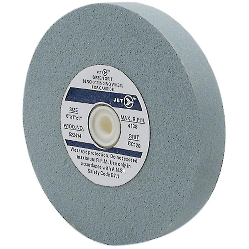 Bench Grinding Wheel, 8" x 1", 1" Arbor, Silicon Carbide Oxymax Inc