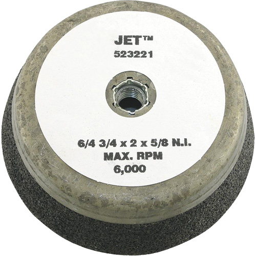 Meule boisseau &agrave; liant de r&eacute;sine, 4" x 2", Arbre 5/8"-11NC, Type 11 Oxymax Inc