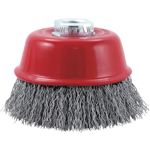 Brosse-boisseau &agrave; fils cr&ecirc;p&eacute;s, 3-1/4", Fils 0,014" Oxymax Inc