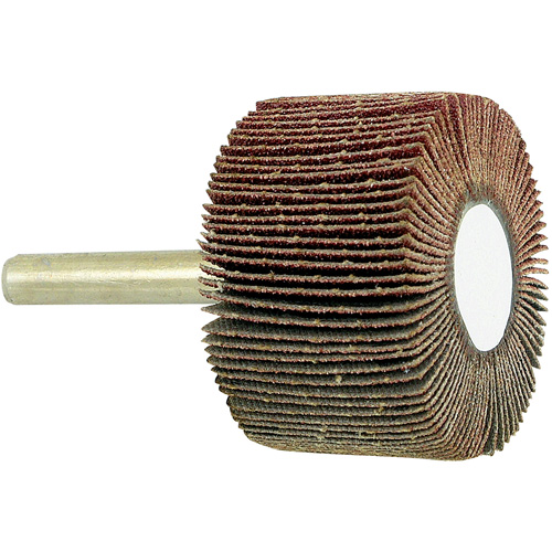 Shaft Mounted Flapwheel, 80 Grit, 1-1/2" x 1" x 1/4" Oxymax Inc