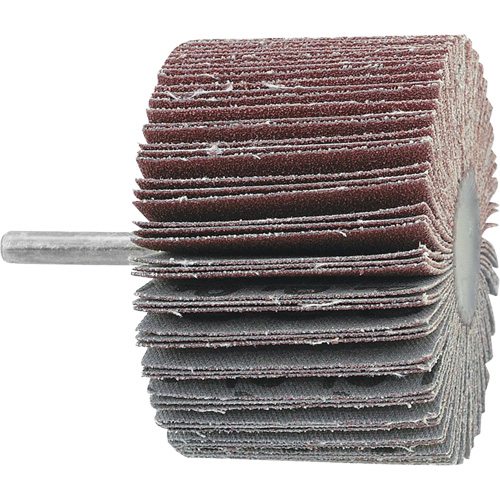 Mounted Flapwheel, 60 Grit, 3" x 1" x 1/4" Oxymax Inc
