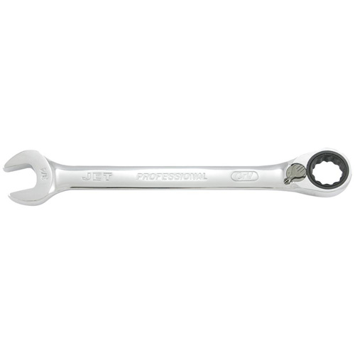 Long Pattern Reversible Ratcheting Combination Wrench, 7/16", Chrome Finish Oxymax Inc