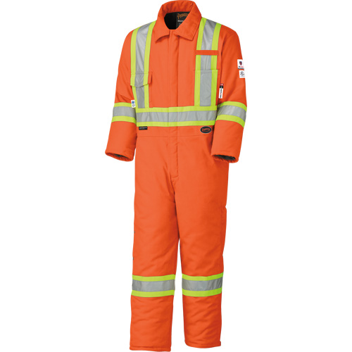 5532A High Visibility FR Rated & Arc Rated Safety Coveralls, Size 2X-Large, High Visibility Orange, 58 cal/cm² Oxymax Inc