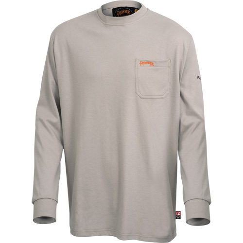333 Flame-Resistant Long-Sleeved Cotton Shirt, 2X-Large, Grey Oxymax Inc