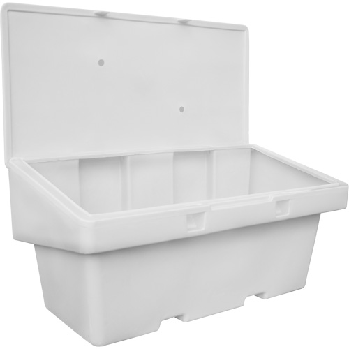Salt Sand Container SOS, With Hasp, 72" x 36" x 36", 36 cu. Ft., Grey Oxymax Inc
