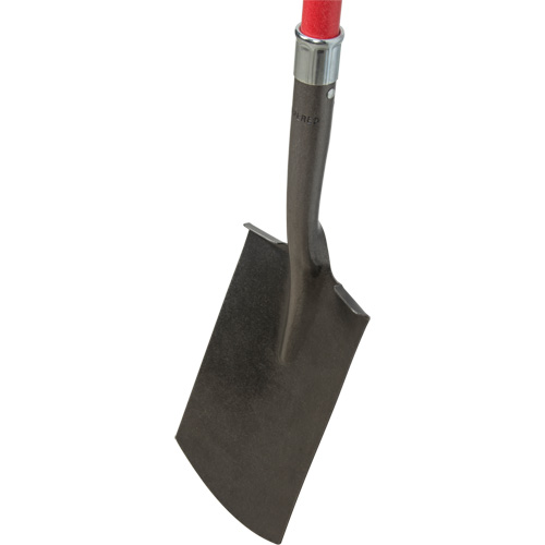 Heavy-Duty Shovels, Fibreglass, Carbon Steel Blade, D-Grip Handle, 30-1/2" Long Oxymax Inc