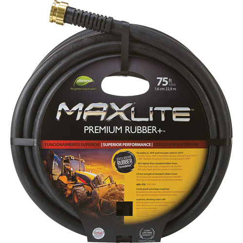 Commercial Duty Hoses, Rubber, 5/8" dia. x 75' Oxymax Inc