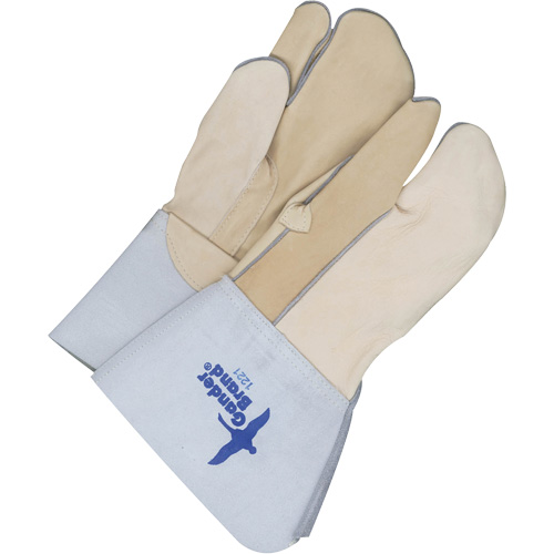 Gants &agrave; trois doigts en cuir, Cuir fleur de vache, Taille 11 Oxymax Inc