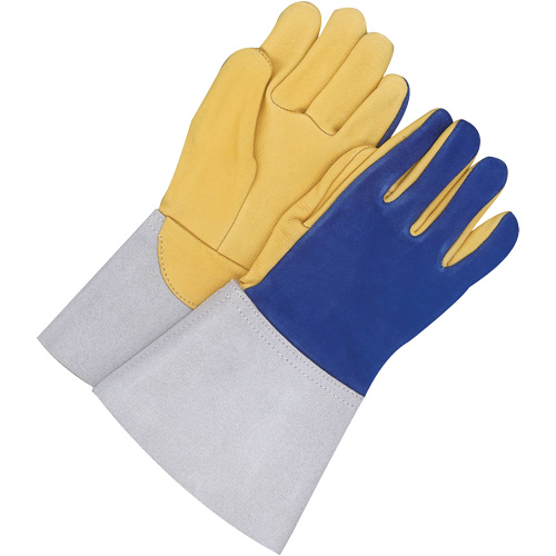 TIG Welder Gloves with 5.5" Cuff, Grain Deerskin, Size 10 Oxymax Inc